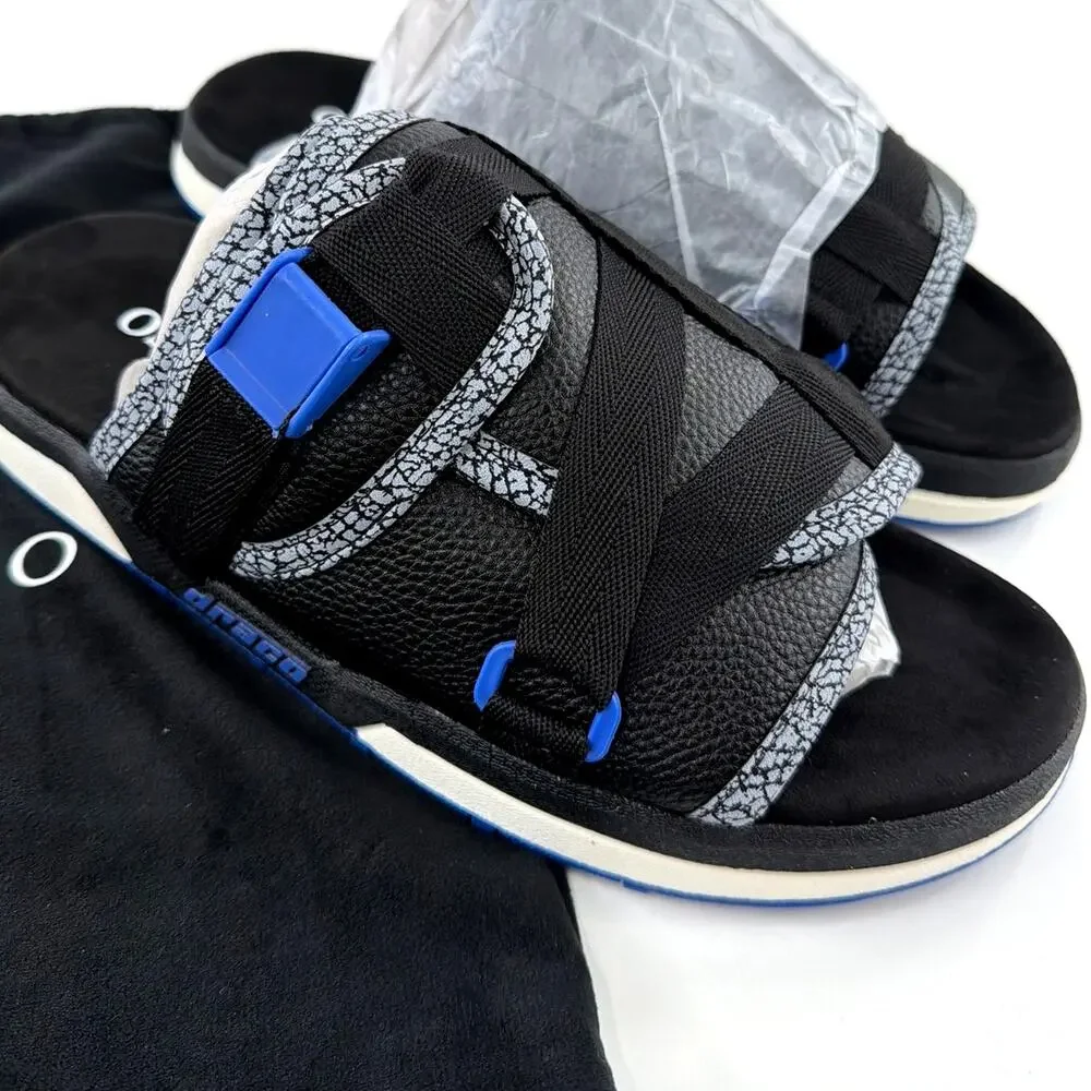 Draco Blue Cement Slide Sandals Size 11-12